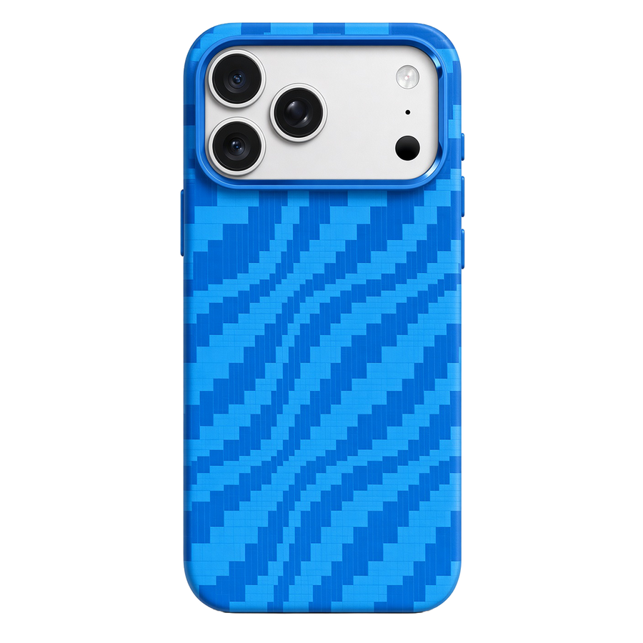 Knit Classic iPhone 18 Pro Max / iPhone 17 Pro Max MagSafe Kılıf G103 - Mavi
