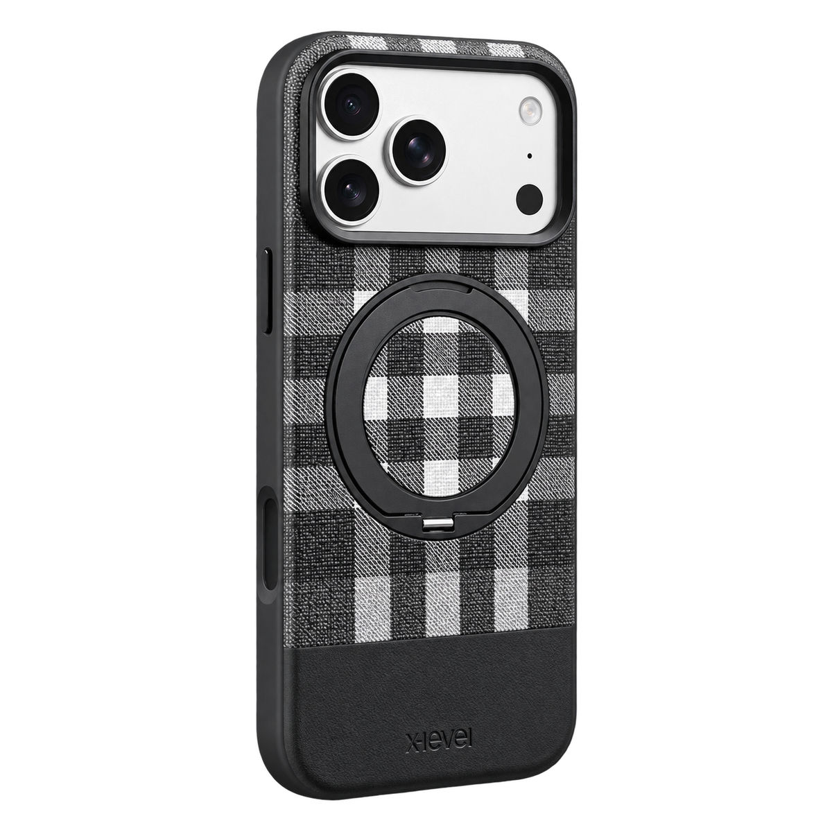 X-Level Brit Stand iPhone 18 Pro / iPhone 17 Pro Kılıf - Siyah