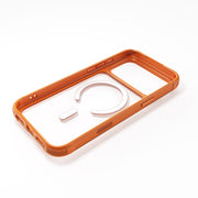 Njoyny Steel Armor iPhone 18 Pro Max MagSafe Kılıf - Turuncu
