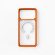 Njoyny Steel Armor iPhone 18 Pro Max MagSafe Kılıf - Turuncu