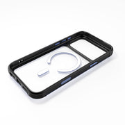Njoyny Steel Armor iPhone 18 Pro Max MagSafe Kılıf - Buzul Mavi