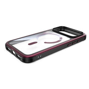 Njoyny Steel Armor iPhone 18 Pro Max MagSafe Kılıf - Bordo