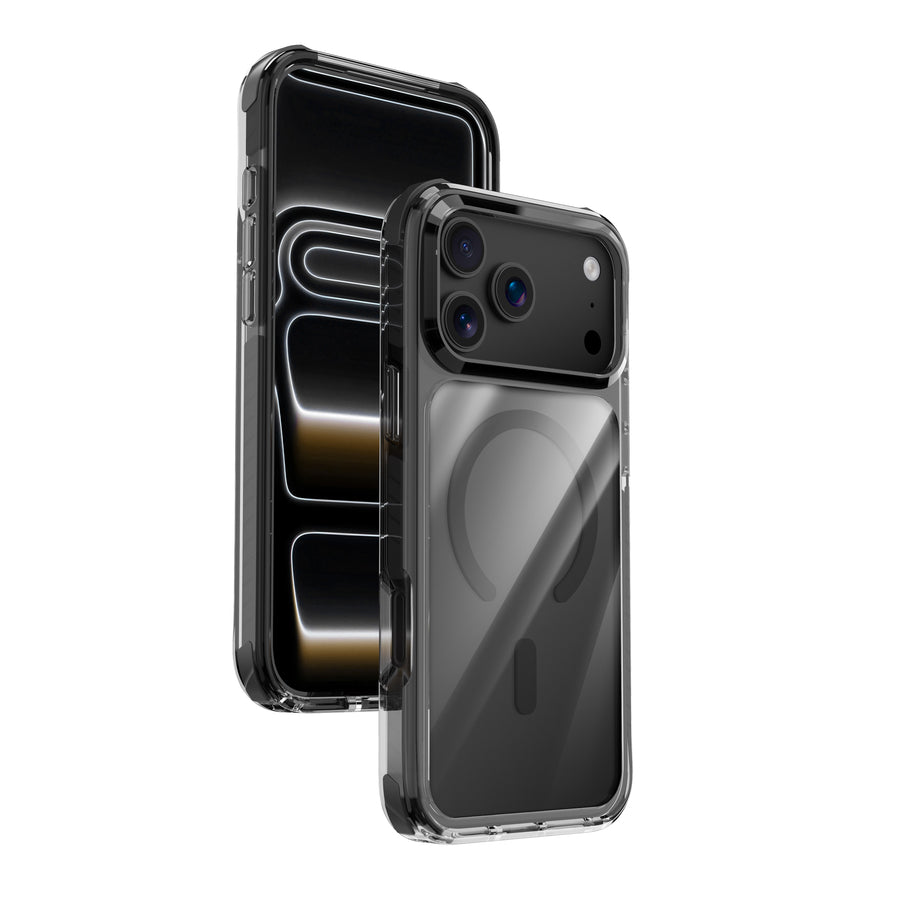 Njoyny Combat Triple-Layered iPhone 18 Pro MagSafe Kılıf - Siyah