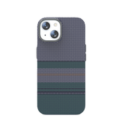 Piili iPhone 15 Kevlar Serisi MagSafe Kılıf - Yeşil