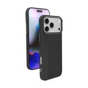 Piili iPhone 15 Kevlar Serisi MagSafe Kılıf - Siyah