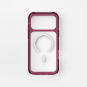 Njoyny Combat Triple-Layered iPhone 18 Pro Max MagSafe Kılıf - Bordo