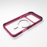 Njoyny Combat Triple-Layered iPhone 18 Pro Max MagSafe Kılıf - Bordo