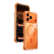 Njoyny Combat Triple-Layered iPhone 18 Pro Max MagSafe Kılıf - Turuncu