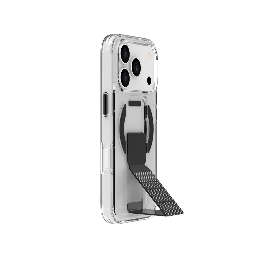 Piili iPhone 17 Pro Steady Carbon MagSafe Kılıf - Siyah