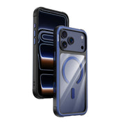 Njoyny Steel Armor iPhone 18 Pro MagSafe Kılıf - Mavi