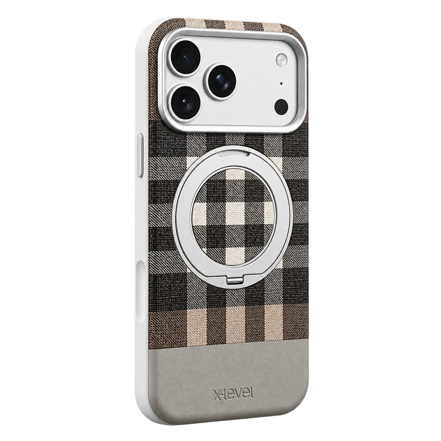 X-Level Brit Stand iPhone 18 Pro / iPhone 17 Pro Kılıf - Beyaz
