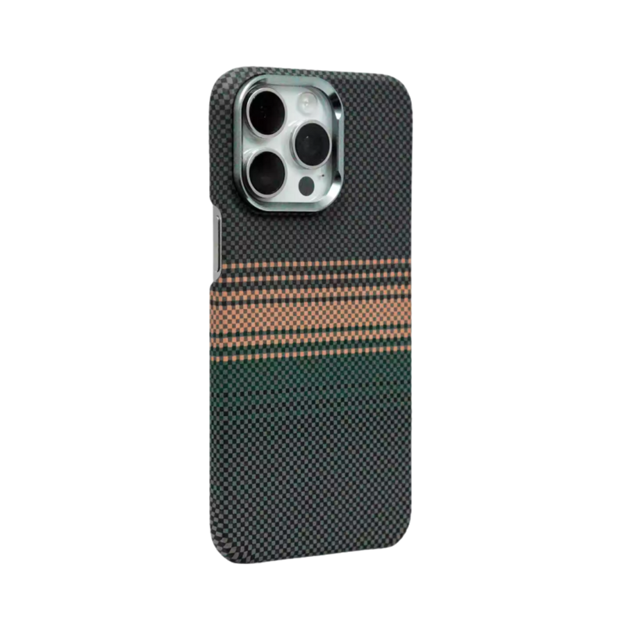 Knit iPhone 16 Pro Max Kevlar Series Kılıf LF - 115 – Yeşil