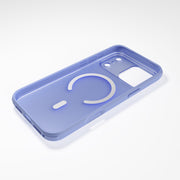 Njoyny Frosted iPhone 18 Pro MagSafe Kılıf - Buzul Mavi