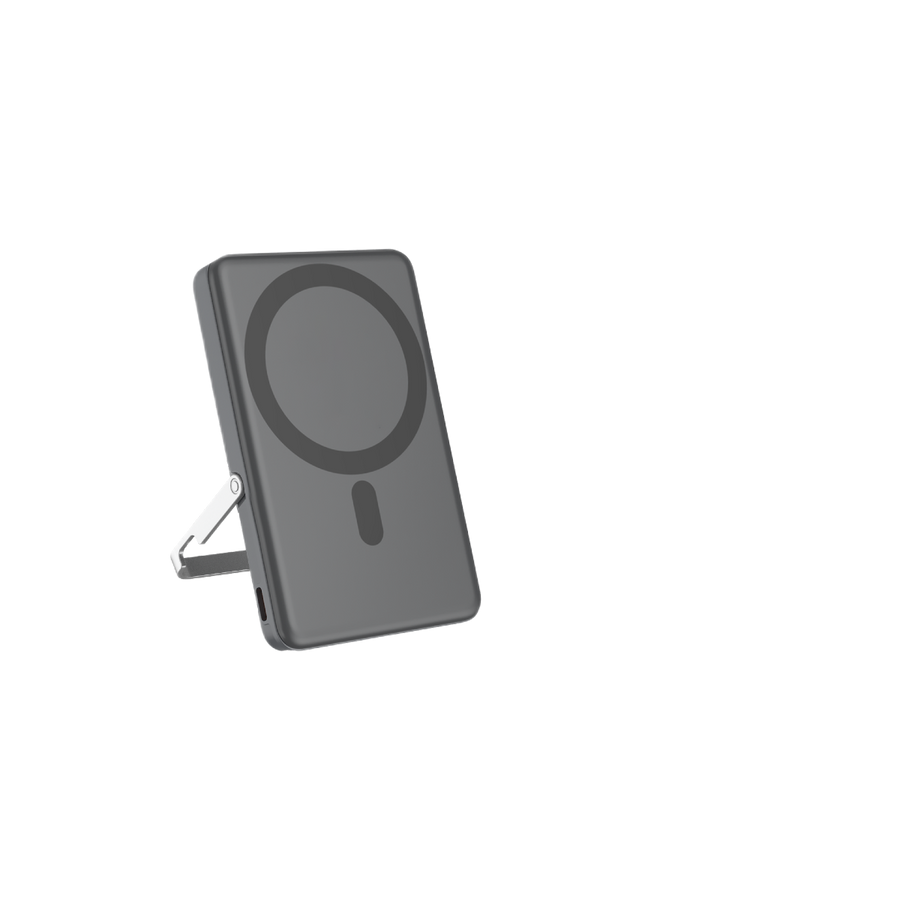 Piili Standlı MagSafe Powerbank P - MS25 5.000 mAh – Gri