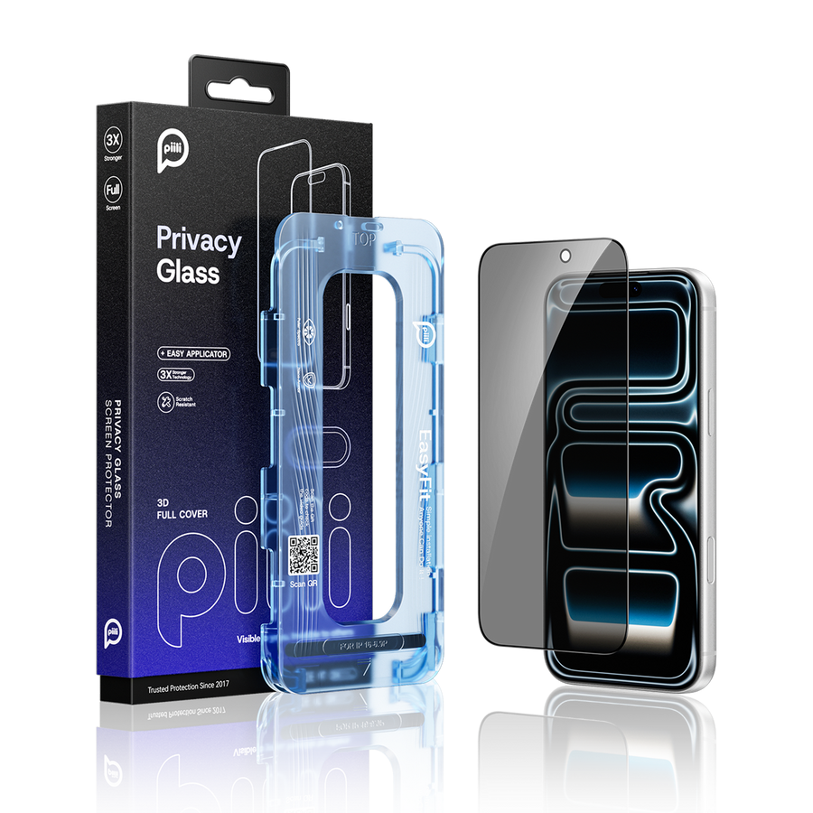 Piili PrivacyPro SnapFit iPhone 16 / 15 / 14 Pro Ekran Koruyucu