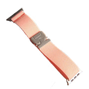 Piili Apple Watch 42-44-45-46-49 mm Steel MeshKayış Gri - Pembe