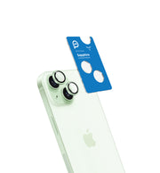 Piili iPhone 15 / 15 Plus Safir Lens Koruyucu - Yeşil