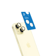 Piili iPhone 15 / 15 Plus Safir Lens Koruyucu - Sarı