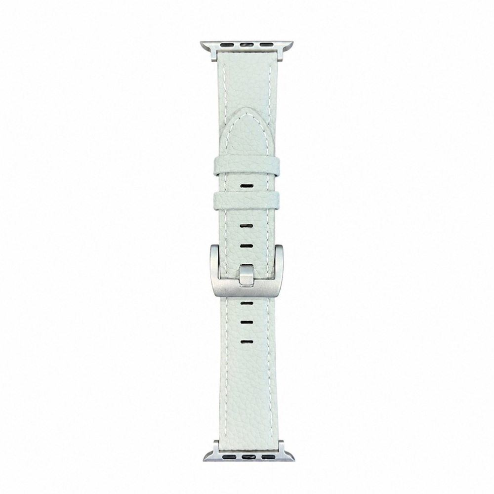 Piili Apple Watch 42 - 44 - 45 - 49 mm Leather Bandyeşil Apple Watch Kayışı - Mavi