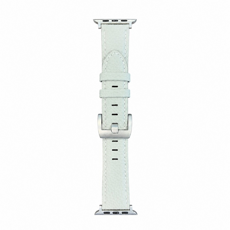 Piili Apple Watch 42 - 44 - 45 - 49 mm Leather Bandyeşil Apple Watch Kayışı - Mavi