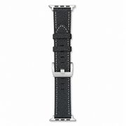Piili Apple Watch 42 - 44 - 45 - 49 mm Leather Bandyeşil Apple Watch Kayışı - Pembe