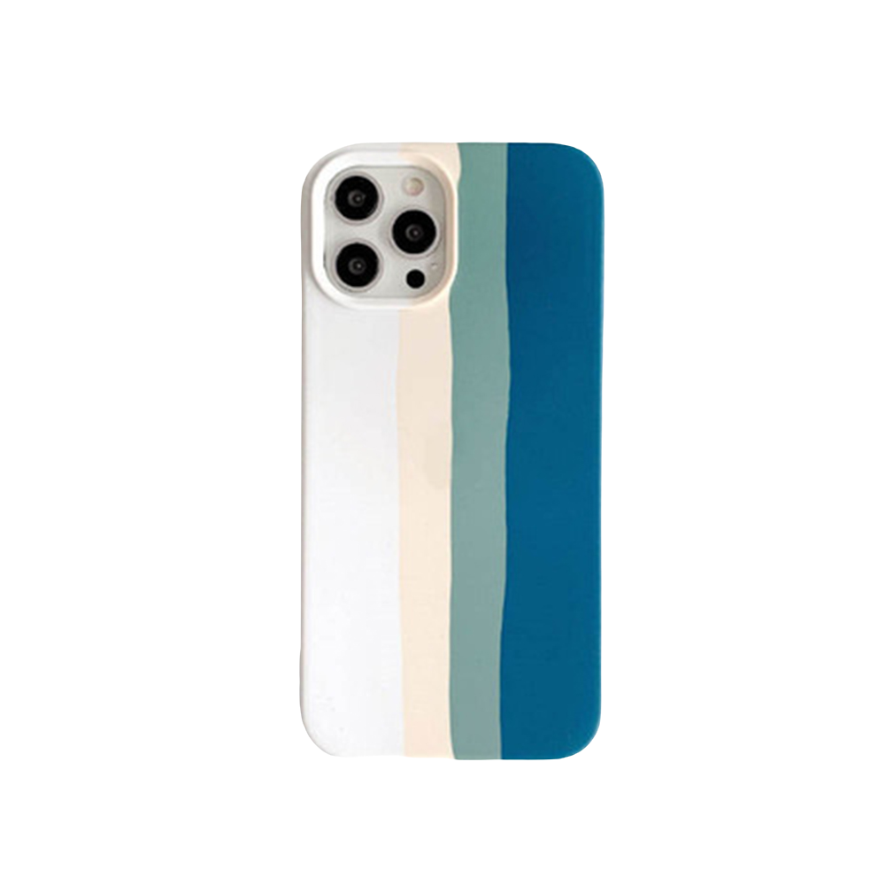 Piili İphone 13 Gökkuşağı Lansman Kapak Beyaz