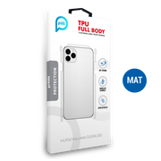 Piili iPhone 12 Pro Max Mat TPU Arka Full Body Arka Yüzey Koruyucu