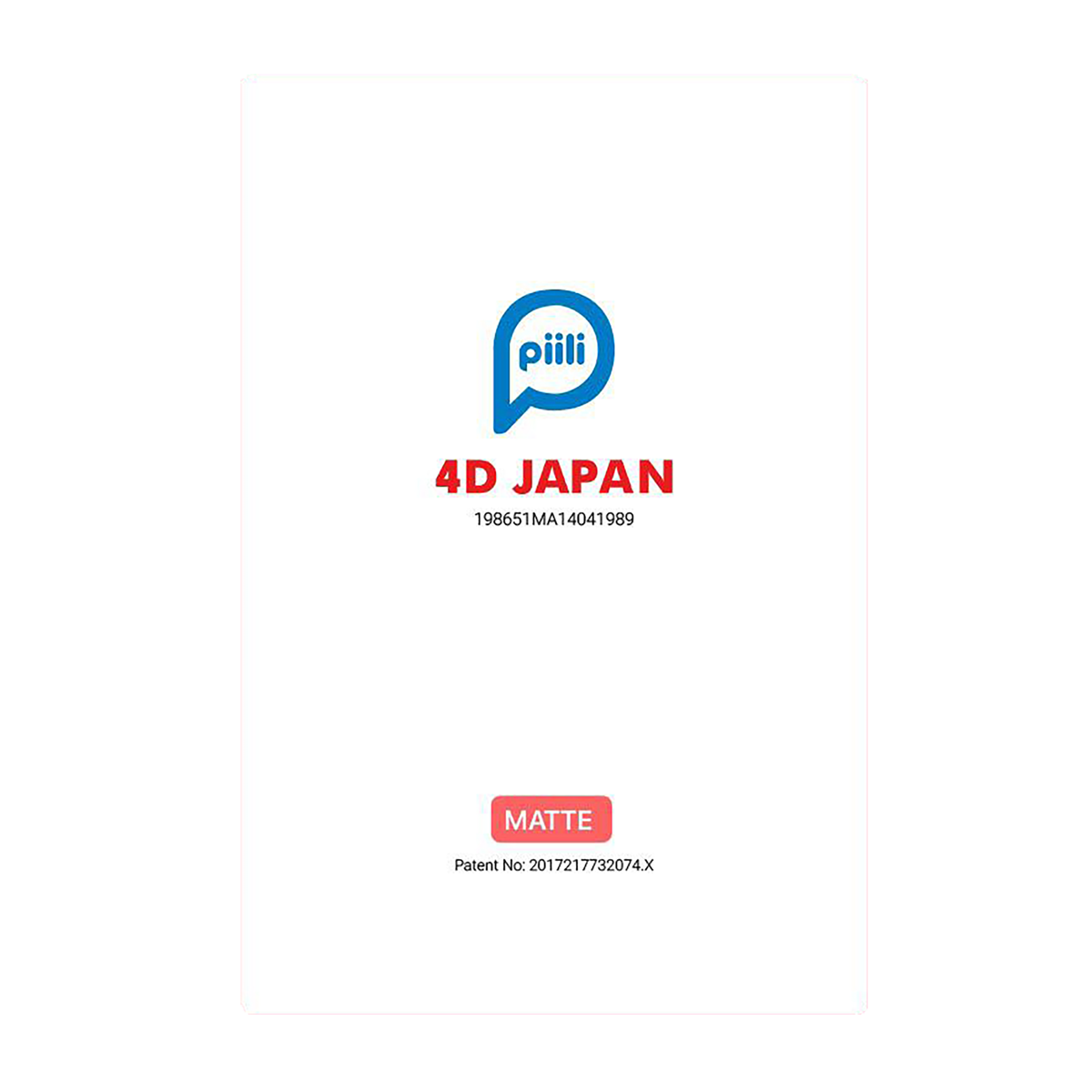 Piili 4D JAPON Materyal MAT
