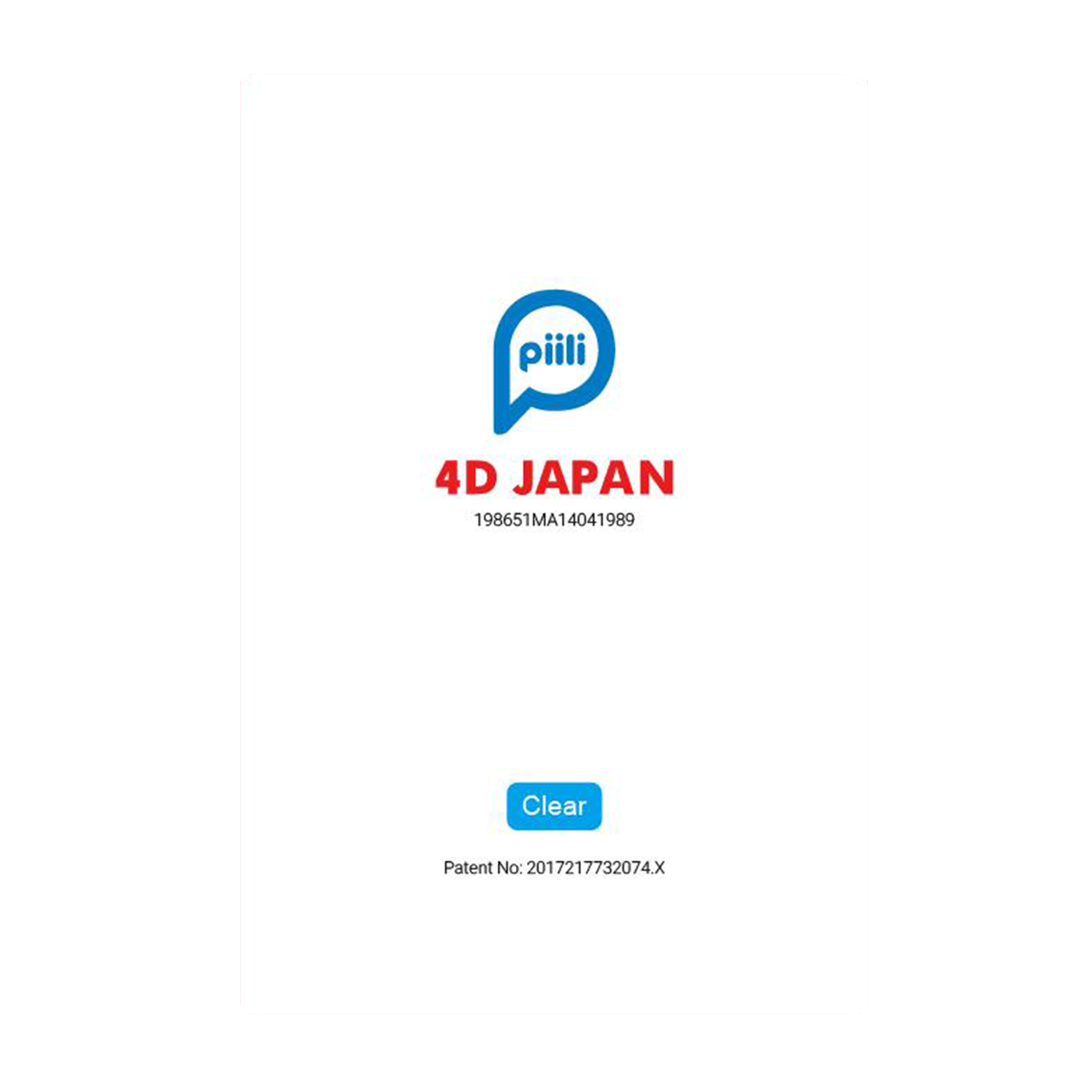 Piili 4D JAPON Materyal Şeffaf