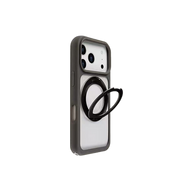Piili iPhone 17 Pro Max Rotation MagSafe Silikon Kılıf - Gri