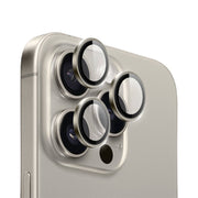 Piili iPhone 16 Pro / 16 Pro Max Safir Lens Koruyucu - Gri