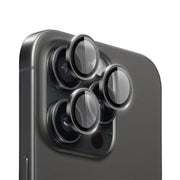 Piili iPhone 16 Pro / 16 Pro Max Safir Lens Koruyucu - Siyah