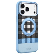 X-Level Brit Stand iPhone 18 Pro Max / iPhone 17 Pro Max Kılıf - Mavi
