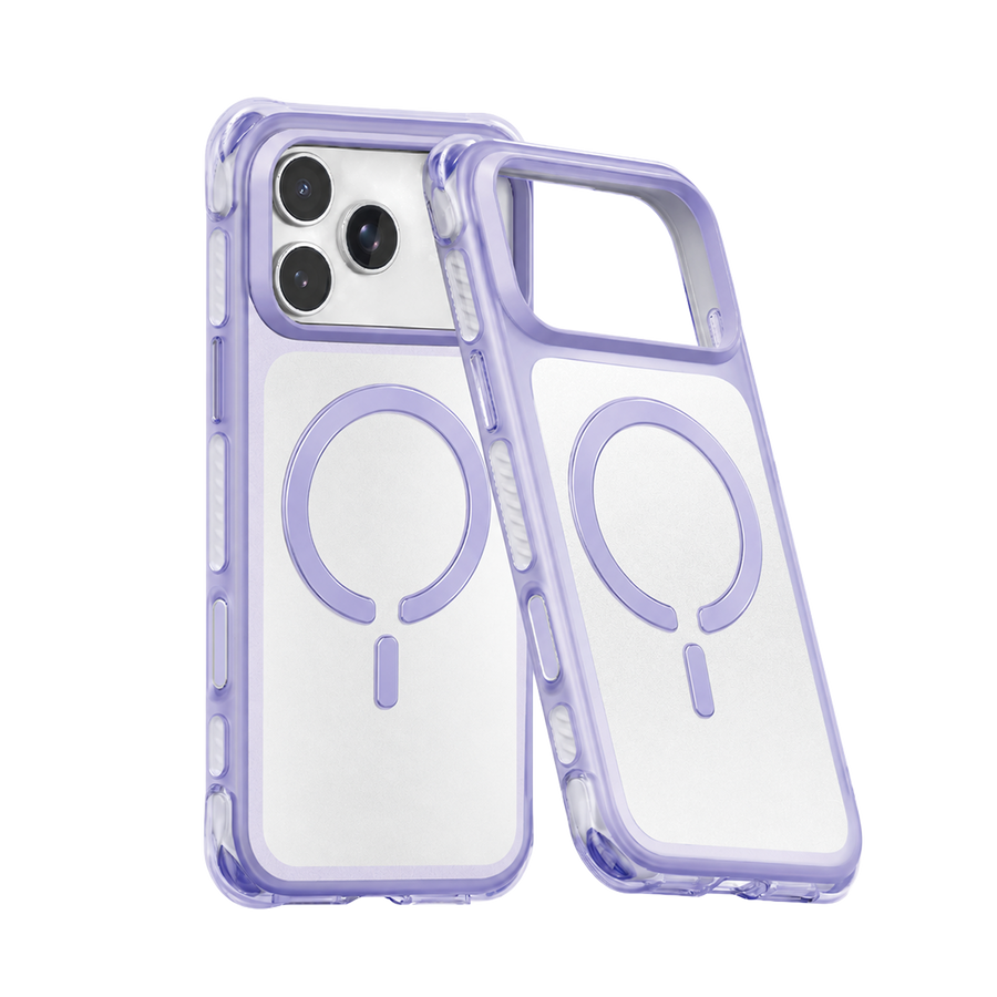Piili Double Bubble iPhone 18 Pro / iPhone 17 Pro Kılıf - Mor