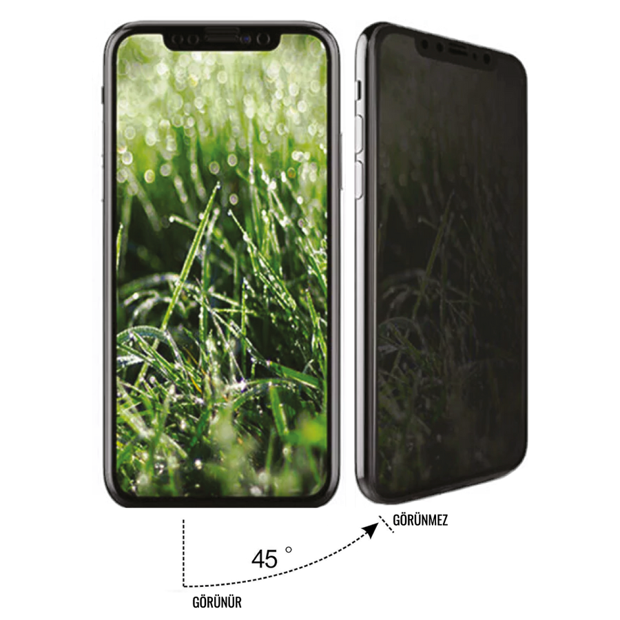 Piili iPhone 15 Pro Hayalet (Privacy) Ekran Koruyucu