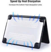 Piili MacBook Air 13'' M1 HardShell Mat Kapak MacBook Kılıfı - Şeffaf