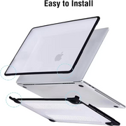 Piili MacBook Air 13'' M1 HardShell Mat Kapak MacBook Kılıfı - Şeffaf