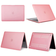 Piili MacBook Air 13'' M1 HardShell Mat Kapak MacBook Kılıfı - Pembe