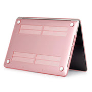 Piili MacBook Air 13'' M1 HardShell Mat Kapak MacBook Kılıfı - Pembe