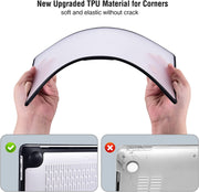 Piili MacBook Air 13'' M1 HardShell Mat Kapak MacBook Kılıfı - Şeffaf