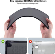 Piili MacBook Air 13'' M1 HardShell Mat Kapak MacBook Kılıfı - Titanyum