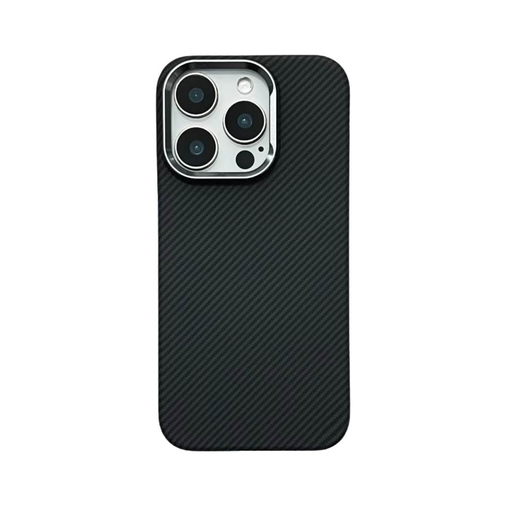 Knit iPhone 16 Pro Max Kevlar Series Kılıf LF - 162 - Siyah
