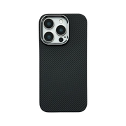 Knit iPhone 16 Pro Max Kevlar Series Kılıf LF - 162 - Siyah