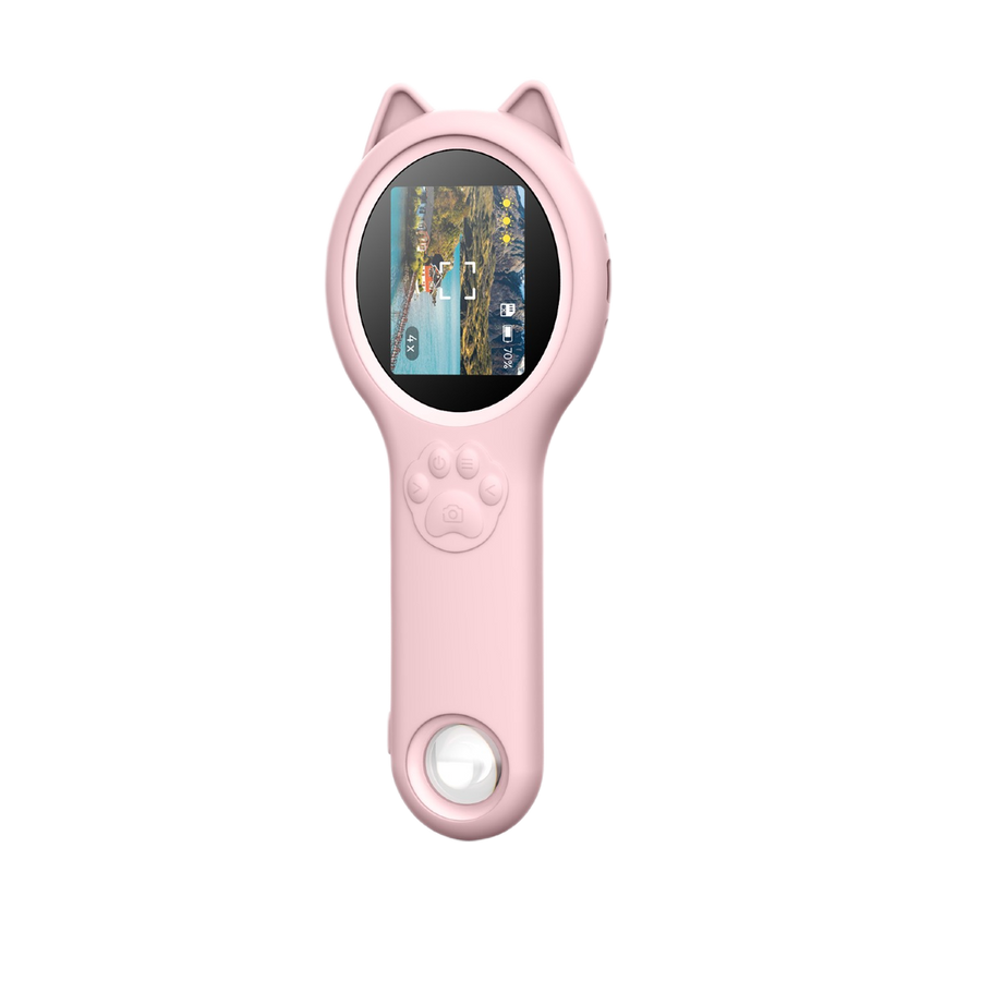 Piili Çocuklar İçin Mini Cep Mikroskobu P-KE5 Çocuk Elektroniği - Pembe