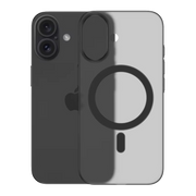 Piili iPhone 16 Plus Ultra İnce Kılıf Magsafe  0,4 mm Mat Siyah