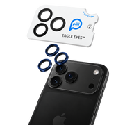 Piili Eagle Eyes iPhone 18 Pro Max / iPhone 17 Pro Max Lens Koruyucu - Mavi