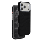 Knit Silicone iPhone 18 Pro / iPhone 17 Pro MagSafe Kılıf P032 - Siyah