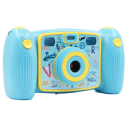 Piili Kids 1080P HD Çocuk Fotoğraf Makinesi / Kamera – Çift Kameralı, Selfie Özellikli, USB Şarjlı - Mavi