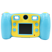 Piili Kids 1080P HD Çocuk Fotoğraf Makinesi / Kamera – Çift Kameralı, Selfie Özellikli, USB Şarjlı - Mavi