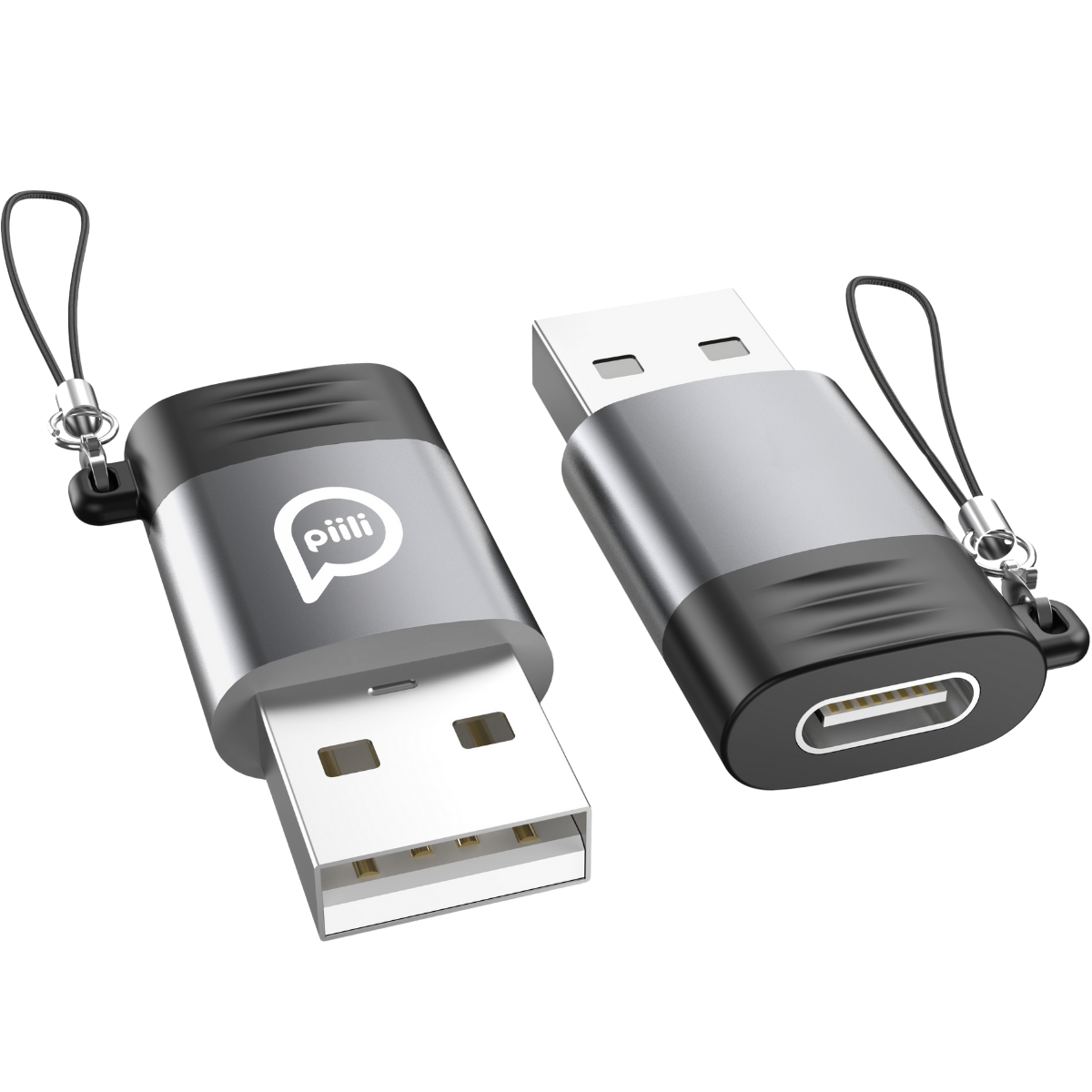 Piili USB (m) - Type-C JT206 Dönüştürücü – Gri